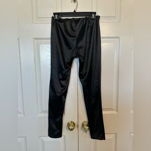 Fashion Nova Black Satin Pants